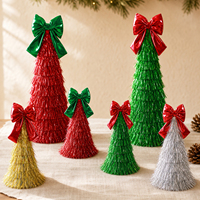 Nouveauté 2026 : Mini-sapins de Noël personnalisés pour la table, sapins en guirlande et brosses décoratives pour fêtes et décorations de maison.