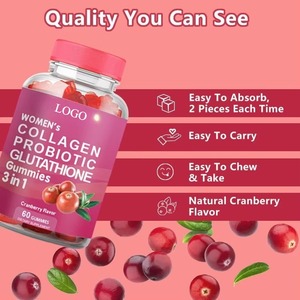 Gummies 3-en-1 pour femmes sous marque privée : Collagène, Probiotiques et Vitamines – Complément Naturel pour la Peau, le Métabolisme et la Santé Intestinale - Product Image 3