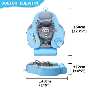 Non-<strong>Inflatable</strong> <strong>Infant</strong> &amp; Toddler Swimming Ring Child Waist <strong>Float</strong> For Seashore &amp; <strong>Pool</strong> Training Air Free Baby <strong>Float</strong> <strong>With</strong> Canopy - Product Image 3