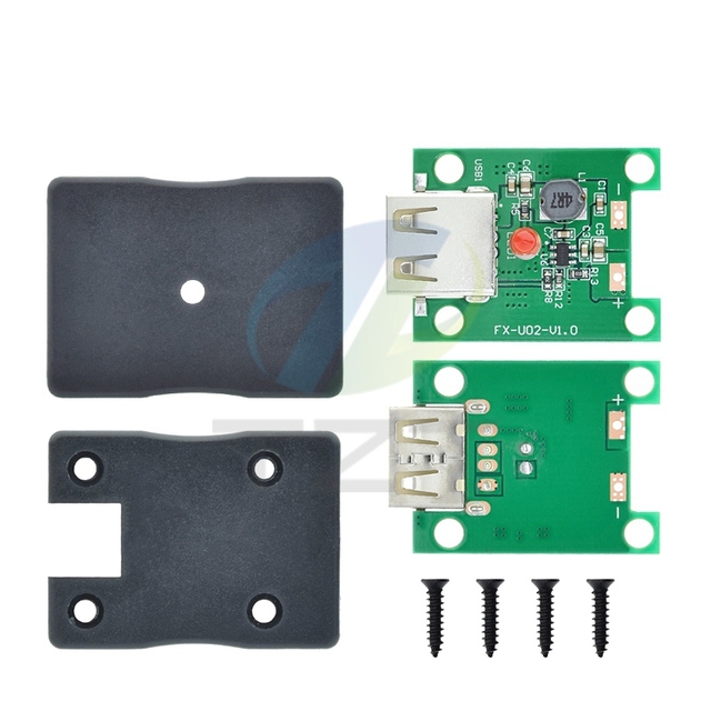 TZT 5V 2A Solar Panel Power Bank USB Charge Voltage Controller Regulator 6-20V To 5V Step Down Module With LED Indicator