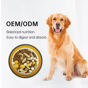 Top Selling Pet Food OEM Adult Small Breed Mix Freeze-Dried Organic Dry Dog Food Raw Dog Food