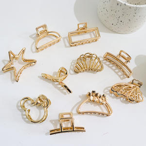 Petites pinces à <span class=keywords><strong>cheveux</strong></span> dorées personnalisées pour femmes et filles, mini accessoires de <span class=keywords><strong>cheveux</strong></span> en métal - Product Image 5