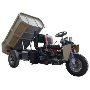 HuanSheng 4000KG Garbage Truck Cart Tipper 32hp China Trucks Tipper Trucks For Sale For Zambia