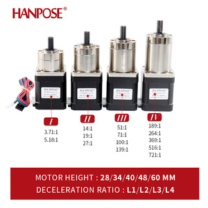 Hanpose <span class=keywords><strong>Nema</strong></span> <span class=keywords><strong>17</strong></span> động cơ bánh răng Hành Tinh giảm tốc động cơ bước 17hs8401s-pg3. 71-15.18-1 52n. cm 1.8A tỷ lệ động cơ hộp số Hành Tinh - Product Image 3