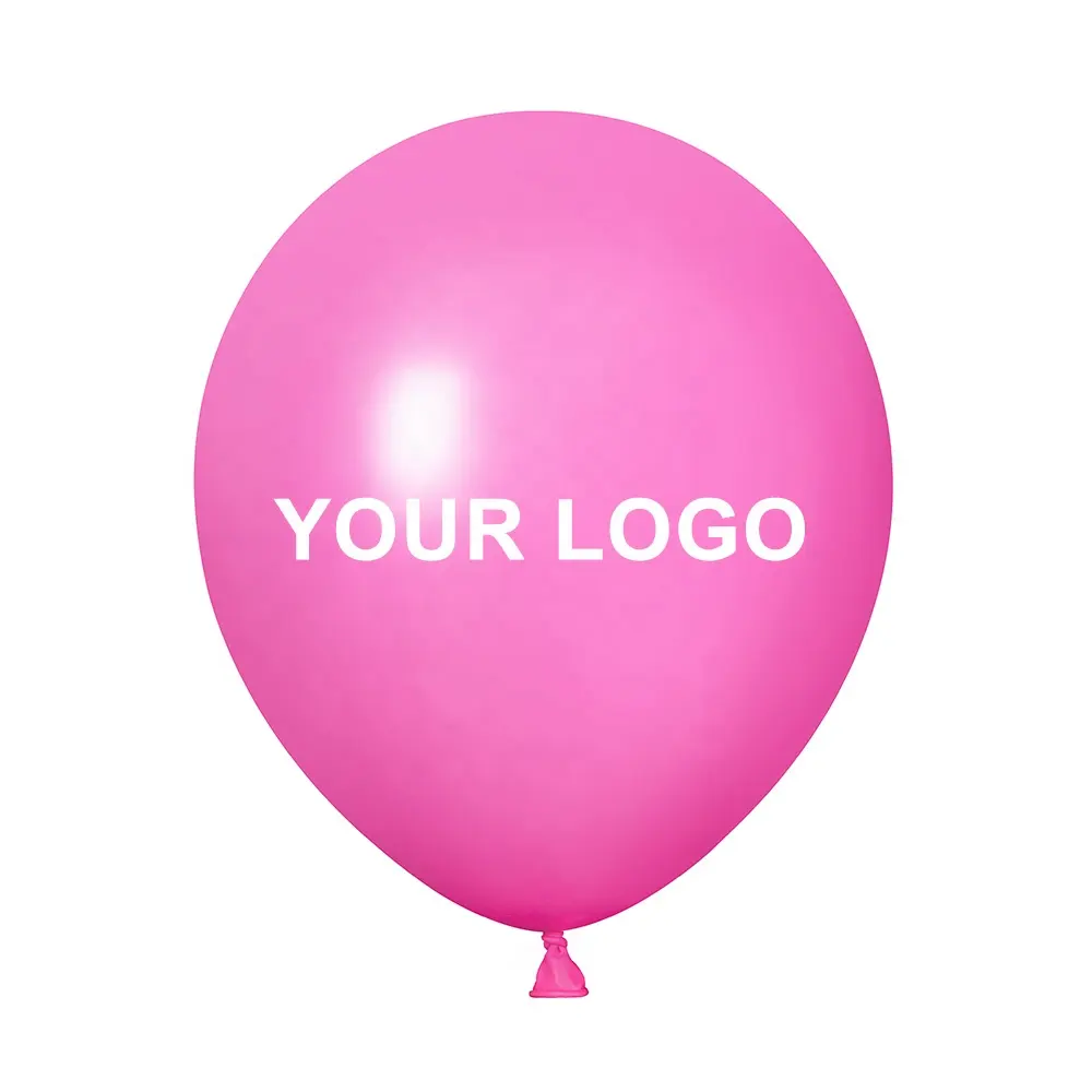 Bruiloft Verjaardag Party Afdrukken Opblazen Helium Ballon Gepersonaliseerde Diy Afdrukbare Logo Foto Latex Ballon Voor Party