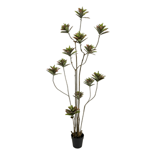 ต้นไม้พลาสติกสีเขียวสำหรับตกแต่งบ้านและโรงแรมกระถางแบบ Croton สำหรับตกแต่งสวน - Product Image 2