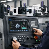 Machine de découpe industrielle en métal de haute qualité pour composants de grand diamètre, tour CNC vertical CVT12600