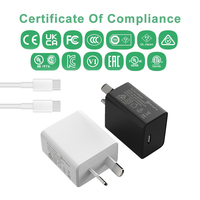Adaptador de Carga USB C Certificado por SAA y RCM de Merryking, 5V 1A, Enchufe AU, Cargador USB Tipo C para Auriculares AirPods