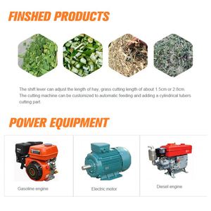 Nouvel Arrivage : Hacheuse de Fourrage Électrique Multifonctionnelle, Nouvelle Machine Agricole pour Usage Domestique avec Boîte de Vitesses à Pompe Centrale - Product Image 5