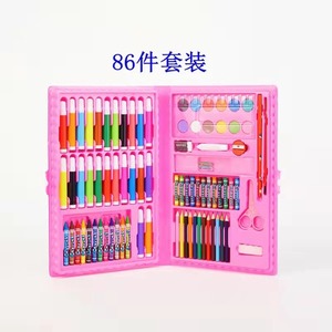 150 Set di Cancelleria Lavabile per Bambini, Strumenti per Acquerello per Studenti e Pennelli Colorati per Disegno - Product Image 5