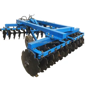 Máquina agrícola de disco de alta resistencia, grada de disco de arrastre, para Tractor, 28 unidades