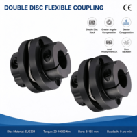 Accouplement souple à diaphragme renforcé en acier SFS, connexion à bride, résistant à la rouille et à l'huile, certifié CE, diamètre de trou personnalisable