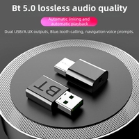 Adaptateur USB Blue.tooth 3.5mm 2-en-1 Haut-parleur sans fil Récepteur audio U.X 5.0 Transmetteur Blue.tooth