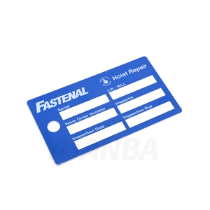 Placas de Identificación de Aleación de Aluminio Anodizado, Grabadas y Repujadas, Personalizadas por <span class=keywords><strong>WinWay</strong></span>, Impresas en Serigrafía a 1 Color - Product Image 5