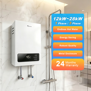 Calentador de Agua Eléctrico Instantáneo Inteligente de Alta Calidad, 18kW, 220V, con Pantalla LED de <span class=keywords><strong>Temperatura</strong></span>, para Toda la Casa - Product Image 1