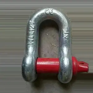 Heavy duty load 7mm 10mm 15mm 20mm 30mm 50mm galvanized alloy steel horseshoe shackle