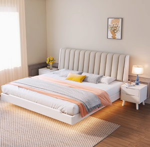 Marco <span class=keywords><strong>de</strong></span> cama <span class=keywords><strong>de</strong></span> madera maciza nórdica Simple moderno doble dormitorio principal estancia en casa Hotel en línea rojo con función <span class=keywords><strong>de</strong></span> almacenamiento - Product Image 5