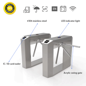 자동 삼각대 회전식 출입문 접근 제어 시스템, 공원 및 학교용 카운터 포함 삼각대 회전식 출입문 - Product Image 3