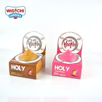 Hoogwaardige roze gummy poep mango jam gevulde poepvormige snoepjes kleurrijke gummy halal poep dulces voor de supermarkt
