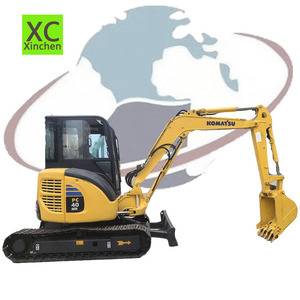 Para excavadora sobre orugas Komatsu PC40MR, excavadora de minería hidráulica de 4 toneladas fabricada en Japón con motor y motor equivalente PC40 ZX40 304CCR - Product Image 1