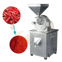 Mini-Mehlmühle getrocknete Moringa-Blätter Mahlen Nagel Zinnelmühle Kardamom Gewürzpulvermaschine