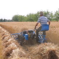 Machine de reliure de faucheuse de riz de blé de paddy de moissonneuse de ménage de Type de roue de vente chaude pour des terres agricoles