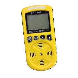 เครื่องวิเคราะห์ก๊าซแบบพกพา Hti Ht-1805 สี่ในหนึ่ง ตรวจจับ O2 Co H2s LeL เครื่องทดสอบก๊าซพิษแบบพกพา - Product Image 2