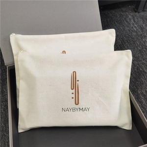 Chuanghua, <span class=keywords><strong>bolsa</strong></span> con cremallera <span class=keywords><strong>de</strong></span> algodón personalizada, <span class=keywords><strong>bolsa</strong></span> con cremallera <span class=keywords><strong>de</strong></span> algodón natural, <span class=keywords><strong>bolsa</strong></span> con cremallera <span class=keywords><strong>Beige</strong></span> con logotipo personalizado para telas <span class=keywords><strong>de</strong></span> ropa - Product Image 1