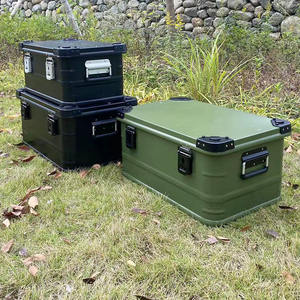 Необходимый алюминиевый ящик для хранения для самостоятельного вождения, негабаритный металлический ящик для хранения для кемпинга, Заводская поставка - Product Image 2