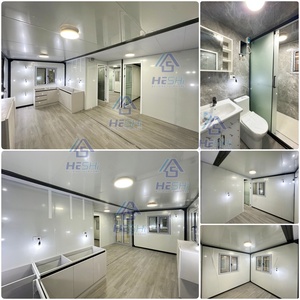 Maison conteneur préfabriquée extensible de luxe de 40 pieds sur 20 pieds, 2 chambres, galvanisée et relocalisable, pour retraite de week-end en bord de lac - Product Image 6