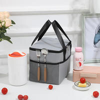 Sac isotherme carré personnalisé en gros – Sac de pique-nique écologique réutilisable, glacière portable, sac fourre-tout thermique à poignée