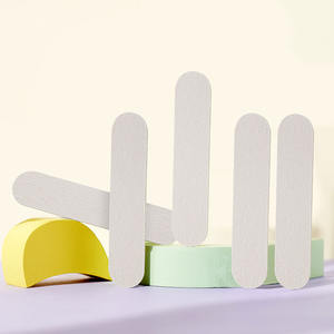 Logo personnalisé imprimé lavable lime à ongles manucure outil de salon d'art planche de bois jetable double face en bois lime à ongles - Product Image 1