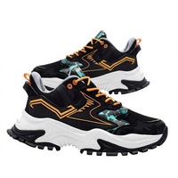 Chaussures de course unisexes légères en PU, chaussures de sport décontractées, baskets de marche pour l'automne