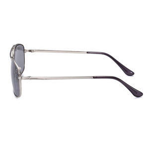 老人ファッションメタルスクエアスモークレンズ偏光オーガニックサングラスゴールドまたはシルバーフレーム - Product Image 4