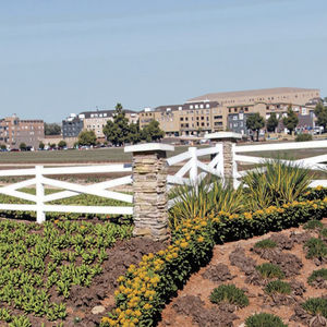 Valla de vinilo y valla de PVC Paneles de riel de caballo blanco para exteriores, sistema de cercado de granja Crossbuck, fuerte, resistente a la intemperie y sin mantenimiento - Product Image 1