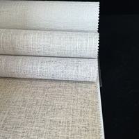 Tissu délicat à grain croisé pour stores enrouleurs occultants, tissu de couleur neutre pour la fabrication de stores enrouleurs pour fenêtres