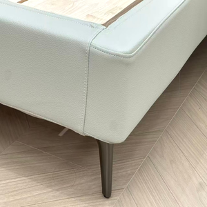 <span class=keywords><strong>Lit</strong></span> plateforme en chêne blanc traditionnel moderne Vonliva, taille king-size, avec tête de <span class=keywords><strong>lit</strong></span> <span class=keywords><strong>multi</strong></span>-rangements et tiroirs, <span class=keywords><strong>lit</strong></span> confortable et moelleux - Product Image 4