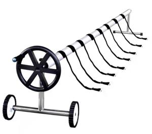 Precio de fábrica, cubierta de piscina de acero inoxidable, carrete, equipo de poste de rodillo, <span class=keywords><strong>Kit</strong></span> de cubierta <span class=keywords><strong>Solar</strong></span> <span class=keywords><strong>para</strong></span> uso en <span class=keywords><strong>piscinas</strong></span> sobre el suelo - Product Image 2