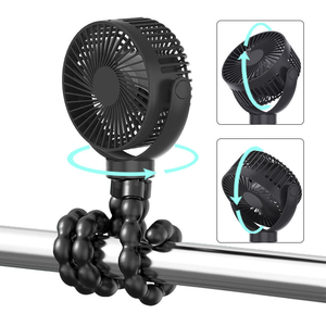 Ventilateur portable sans balais F3 ultra-silencieux, rechargeable, <span class=keywords><strong>pour</strong></span> <span class=keywords><strong>camping</strong></span> et poussette, avec lumière LED douce <span class=keywords><strong>pour</strong></span> utilisation en voiture - Product Image 5