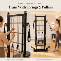 JOYFIT Pilates Spiral Tower Rack Home Gym Spring Resistance Exercise Equipment Wholesale OEM ODM Private Label Fitness Supplier