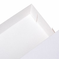 Boîte à chaussures rigide blanche en carton, emballage cadeau, boîte d'expédition personnalisée avec logo pour la livraison au détail