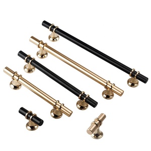 左刚当代风格卧室五金不锈钢家具抽屉橱柜门把手奢华 - Product Image 2