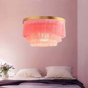 <span class=keywords><strong>Lampadario</strong></span> a Sospensione Decorativo Nordico, Caldo e Romantico, LED con Nappe, <span class=keywords><strong>Grigio</strong></span>/Blu/Rosa/Bianco, Creativo per Ristorante e Camera da Letto - Product Image 3