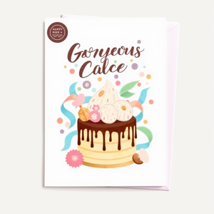 Carte de voeux colorée et festive "Gorgeous Cake" Dessert <span class=keywords><strong>Illustration</strong></span> - Product Image 4