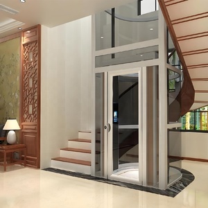 Ascensore Residenziale Personalizzabile di Alta Qualità con Azionamento AC Senza Ingranaggi per 2-3 Persone, Uso Interno con Pavimento in PVC - Product Image 3