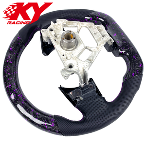 Volante deportivo de fibra de carbono forjado personalizado, adecuado para Nissan 350Z 370Z FX35 FX45 e Infiniti G35 - Product Image 3