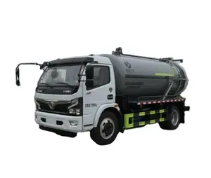 Camión de succión de estiércol de alta calidad 130 Hp hecho en China transmisión Manual camión de succión de estiércol de 5,4 metros cuadrados