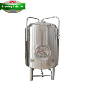 ถังหมักเบียร์ <span class=keywords><strong>CBET</strong></span> 2000L 3000L 40BBL แบบขัดเงา พร้อมระบบทำความเย็นด้วยไกลคอล และถังเก็บเบียร์ทรงกระบอก - Product Image 4
