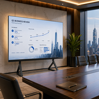 Écran LED LEDTAO Pleine Couleur 1,5 mm Pixel, Taux de Rafraîchissement 3840 Hz, Luminosité Réglable 100-550 cd, Panneau d'Affichage LED Intérieur