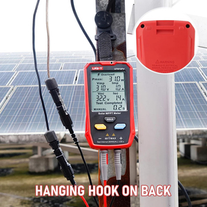 UNI-T UT673PV Gamme de mesure 5W~800W Testeur numérique MPPT pour panneaux solaires, multi-testeur mesurable Pmax/<span class=keywords><strong>Vmp</strong></span>/Imp/Voc/Isc - Product Image 5